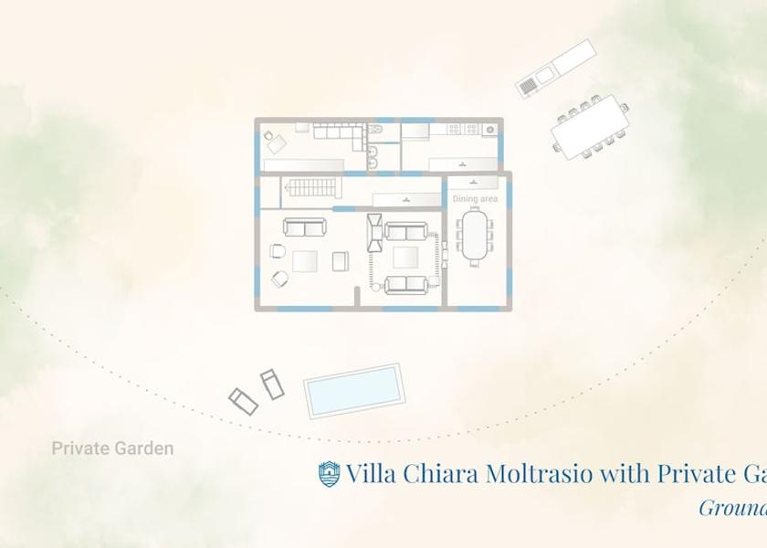 Room layout blue print