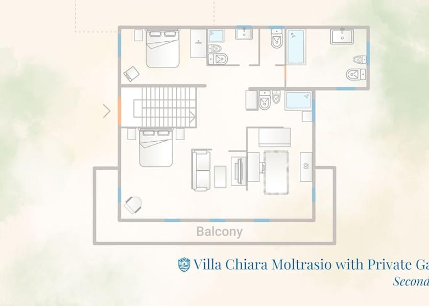 Room layout blue print