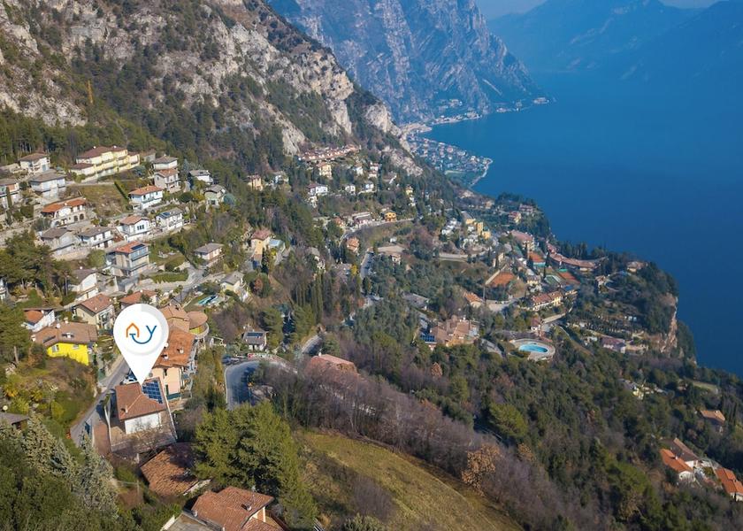 Lombardy Tremosine Aerial View