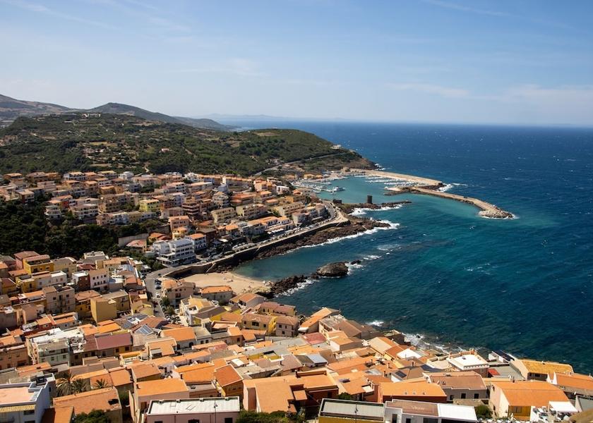 Sardinia Sorso Aerial View