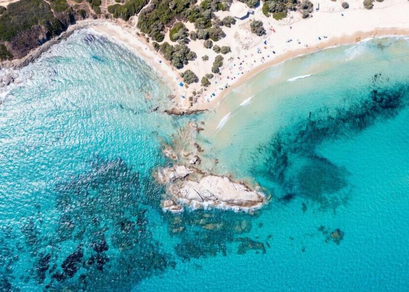 Sardinia Castiadas Aerial View