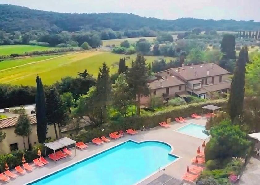 Tuscany Riparbella Aerial View