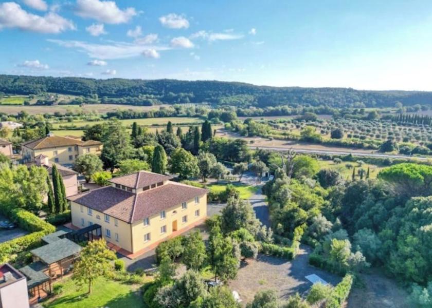 Tuscany Riparbella Aerial View