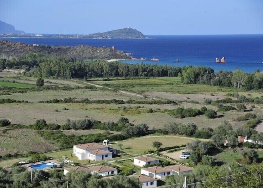 Sardinia Bari Sardo Aerial view