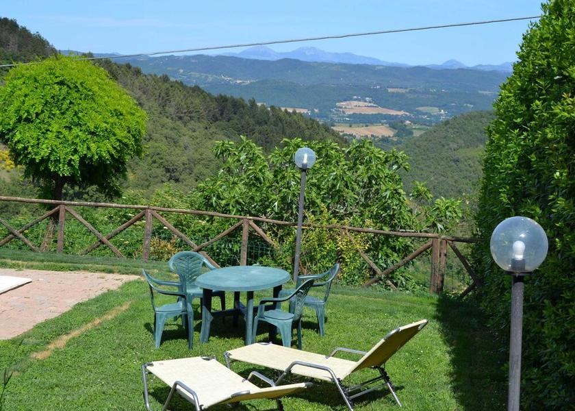 Umbria Monte Santa Maria Tiberina View from Property