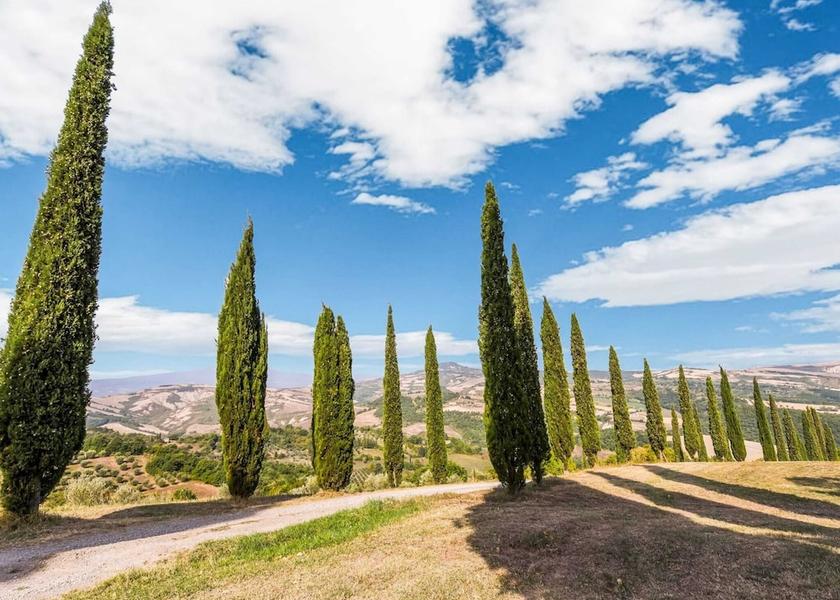 Tuscany San Casciano dei Bagni View from Property