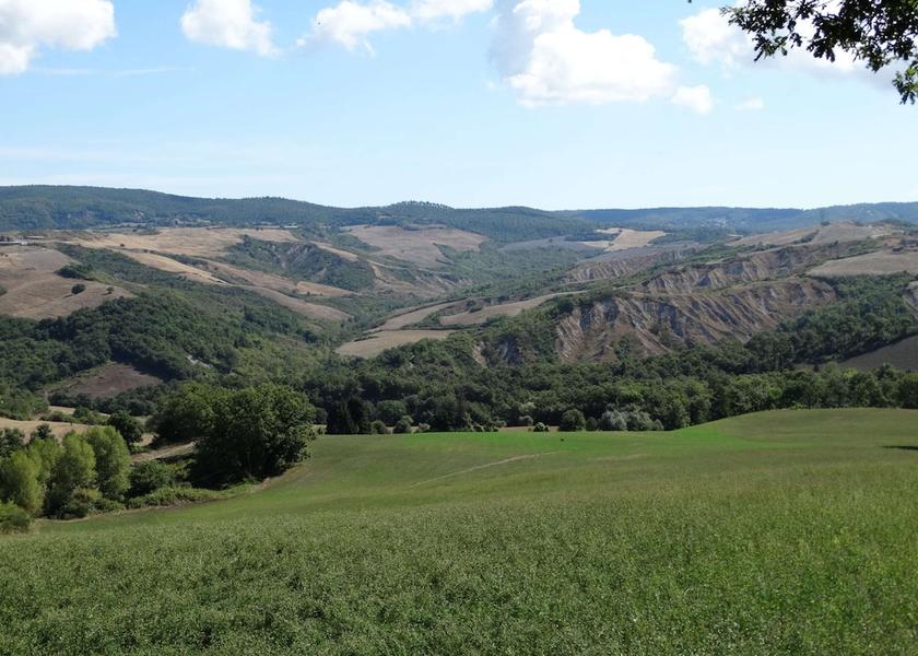 Tuscany San Casciano dei Bagni View from Property