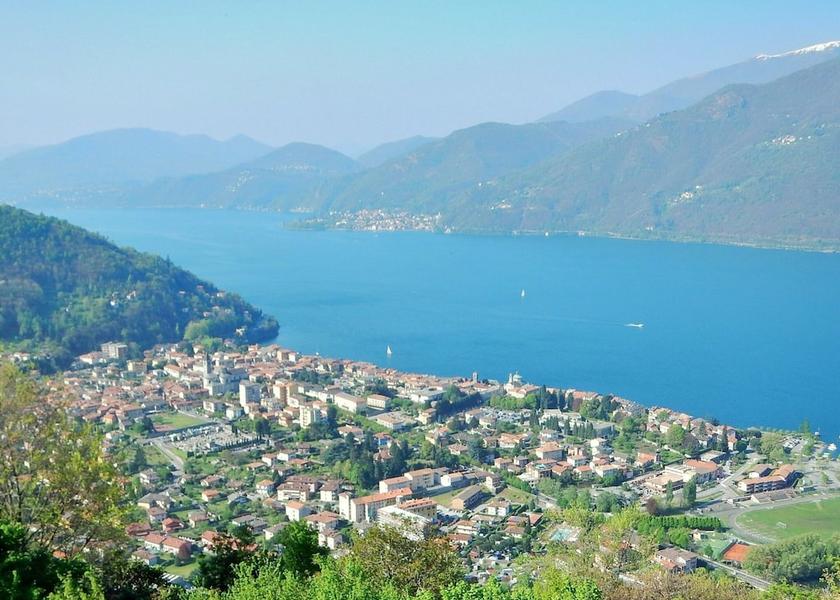 Piedmont Cannobio Aerial View