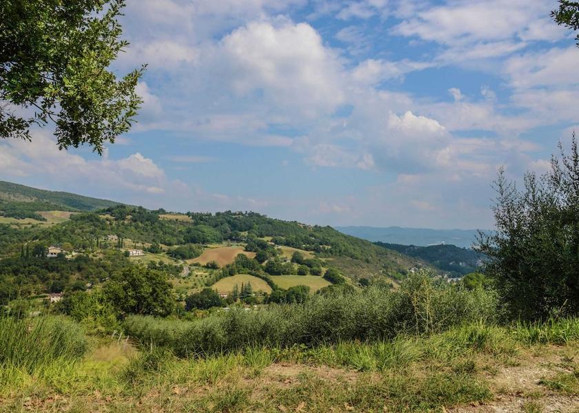 Umbria Monte Santa Maria Tiberina View from Property