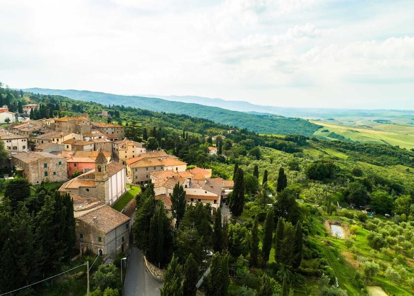 Tuscany Lajatico View from Property