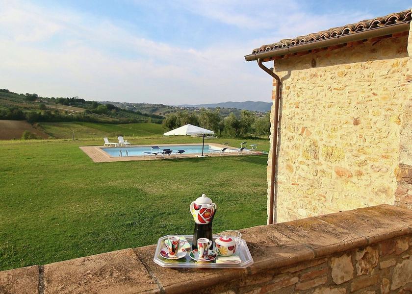 Umbria Gualdo Cattaneo View from Property