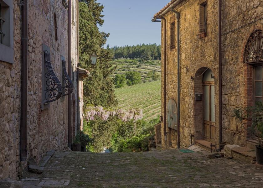 Tuscany Castellina in Chianti Exterior Detail