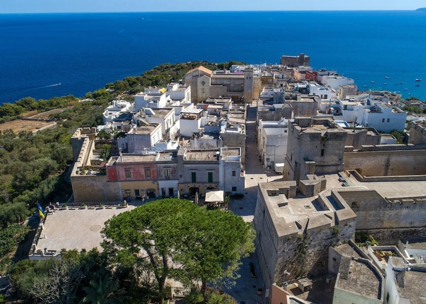 Puglia Castro Aerial View