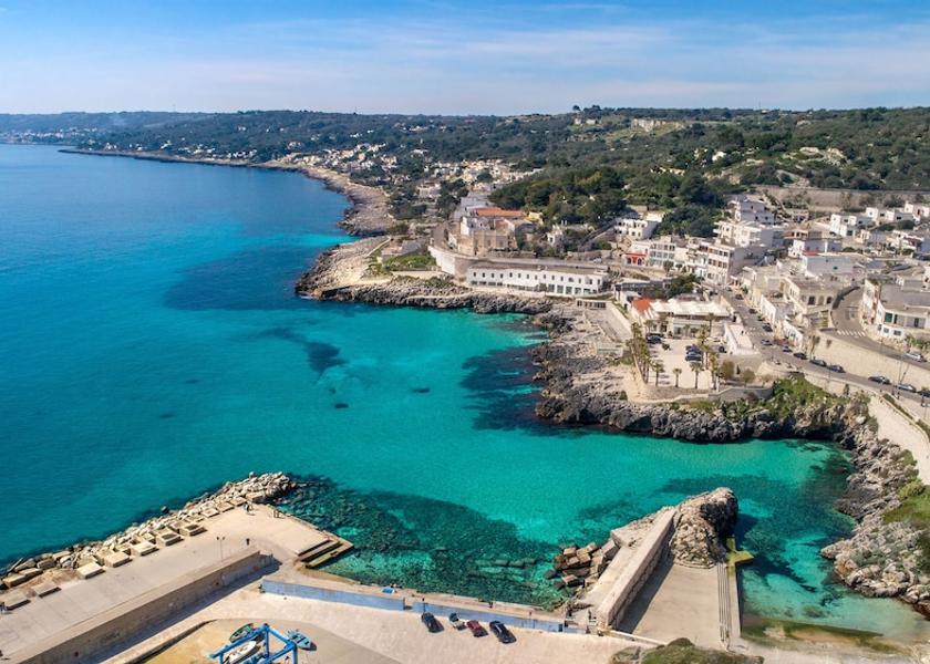 Puglia Castro Aerial View