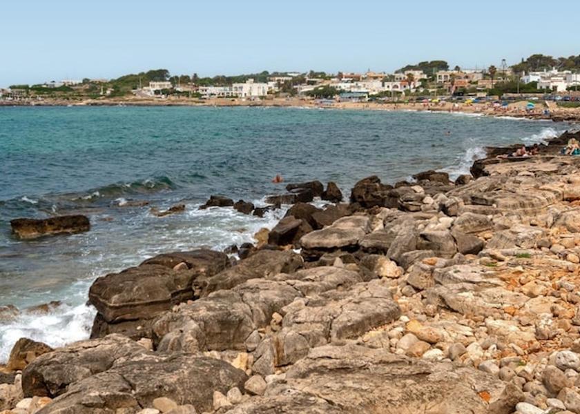 Puglia Castrignano del Capo Beach