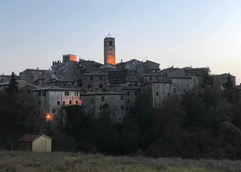 Tuscany San Casciano dei Bagni Exterior Detail