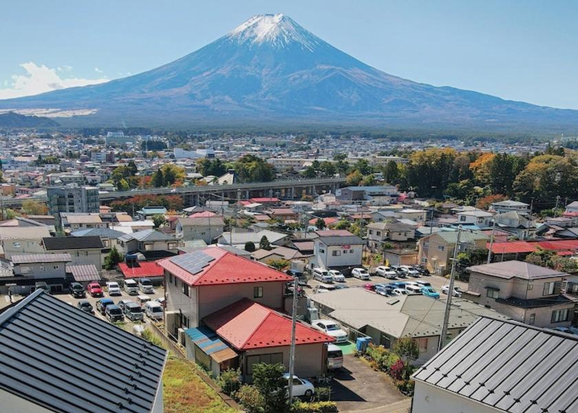 Yamanashi Fujiyoshida View from Property