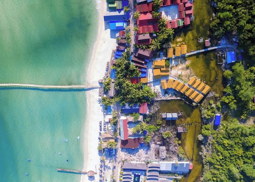 Koh Kong Koh Rong Aerial View