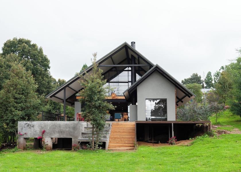Mexico, Estado de Valle de Bravo Facade