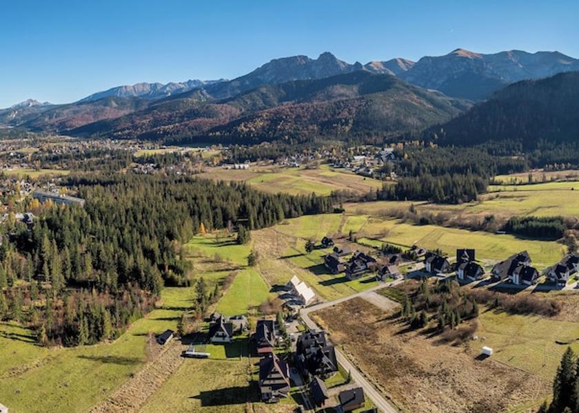 Lesser Poland Voivodeship Koscielisko Aerial View