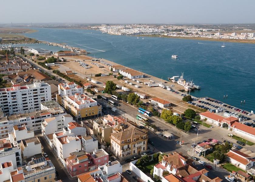 Faro Vila Real Santo Antonio Aerial View