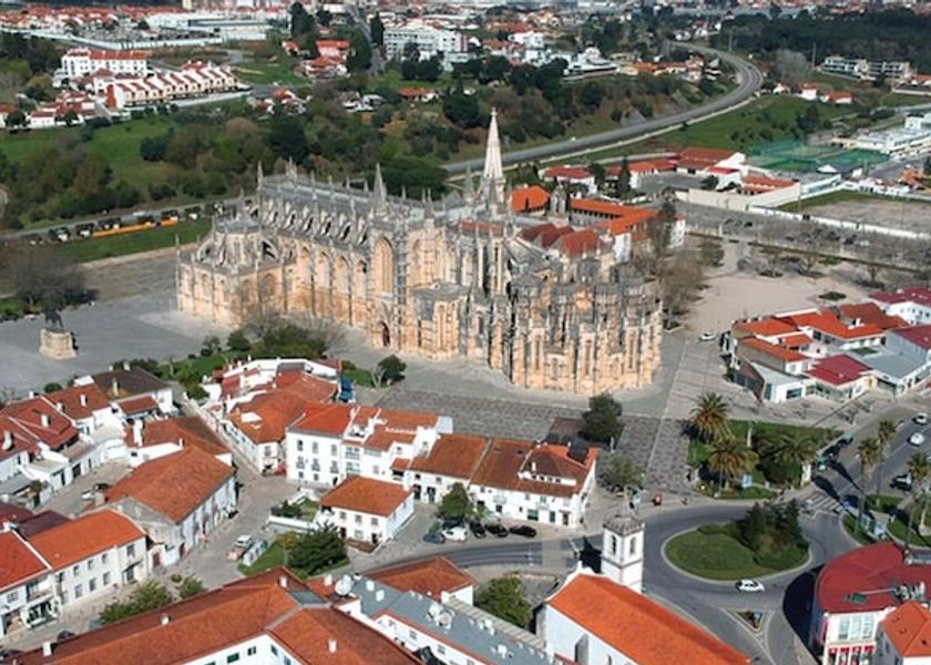 Leiria Batalha Aerial View