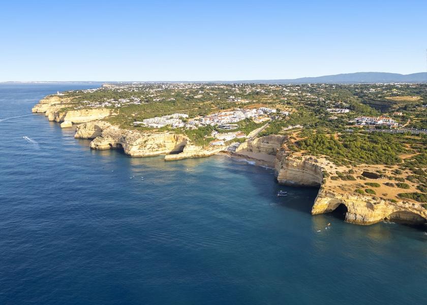 Faro District Albufeira Aerial View