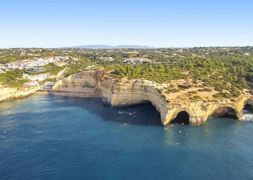 Faro District Albufeira Aerial View