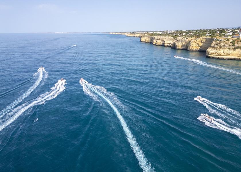 Faro District Albufeira Aerial View