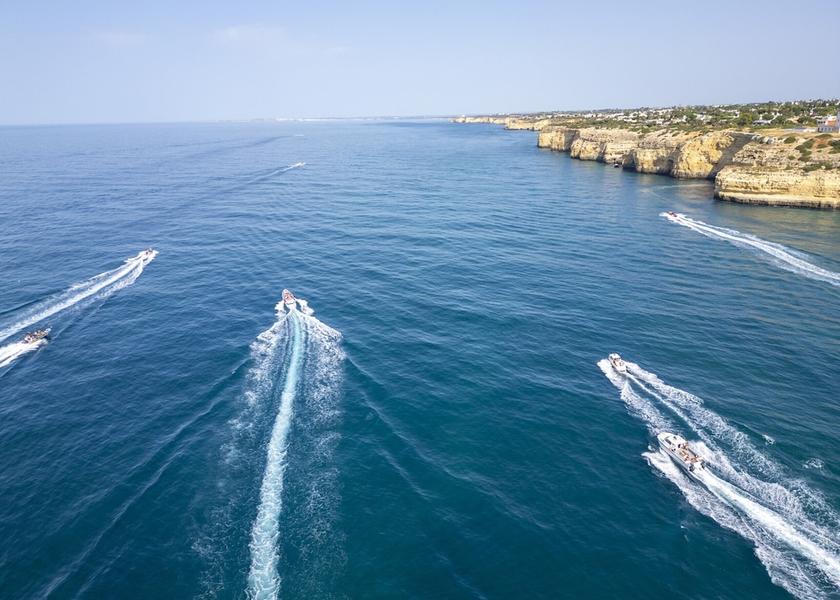Faro District Albufeira Aerial View