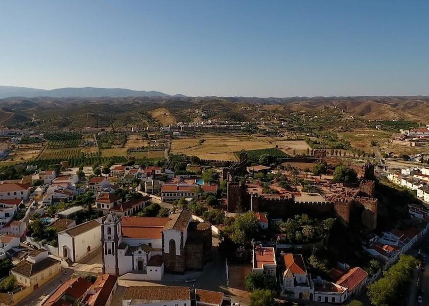 Faro District Albufeira Aerial View