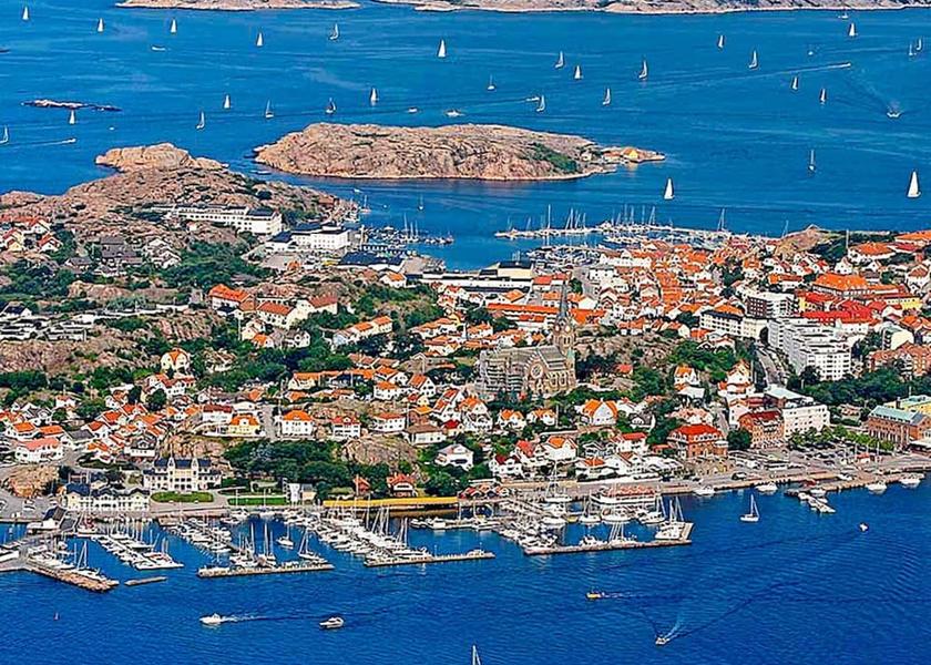 Västra Götaland County Lysekil Aerial View