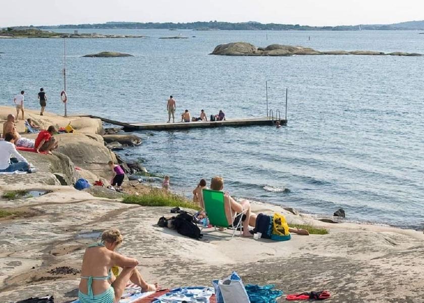 Västra Götaland County Vastra Frolunda Beach