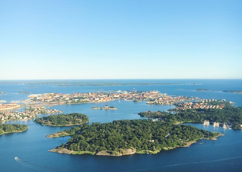 Blekinge County Karlskrona Aerial View