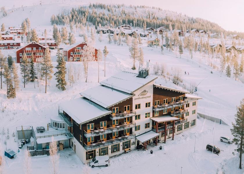 Dalarna County Idre Aerial view