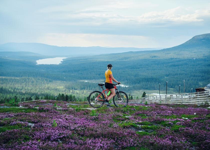 Dalarna County Idre Bicycling