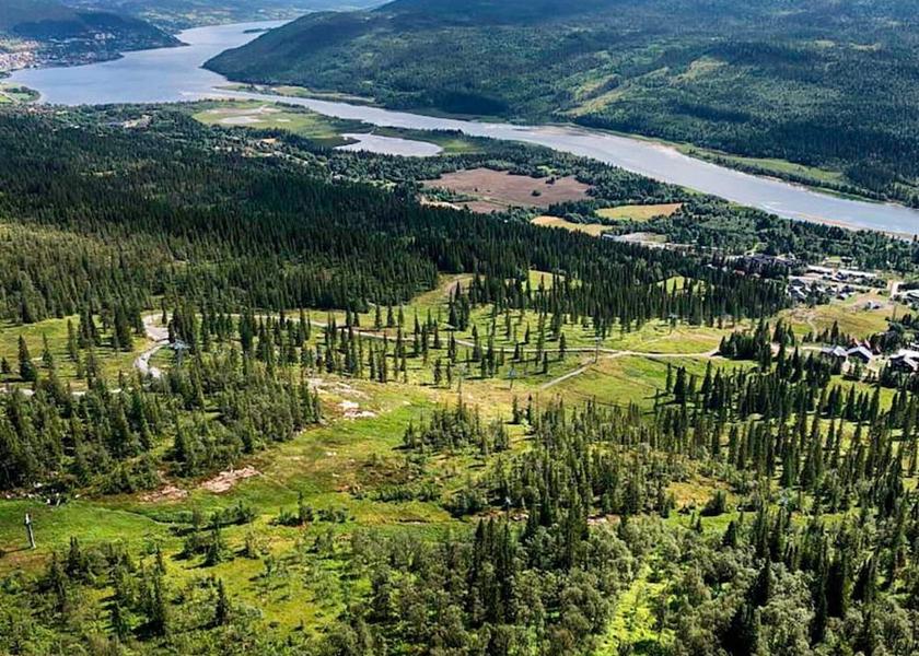 Jamtland County Are Aerial View