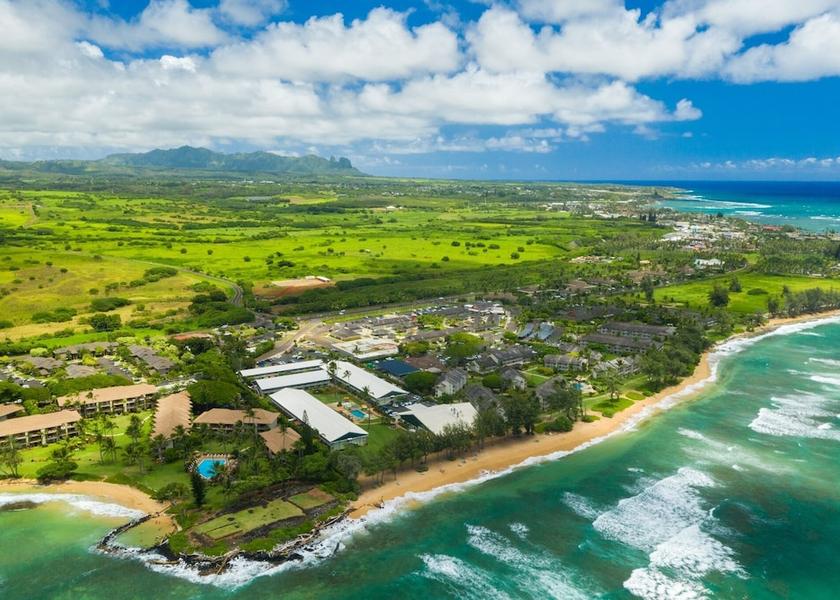 Hawaii Kapaa Aerial View