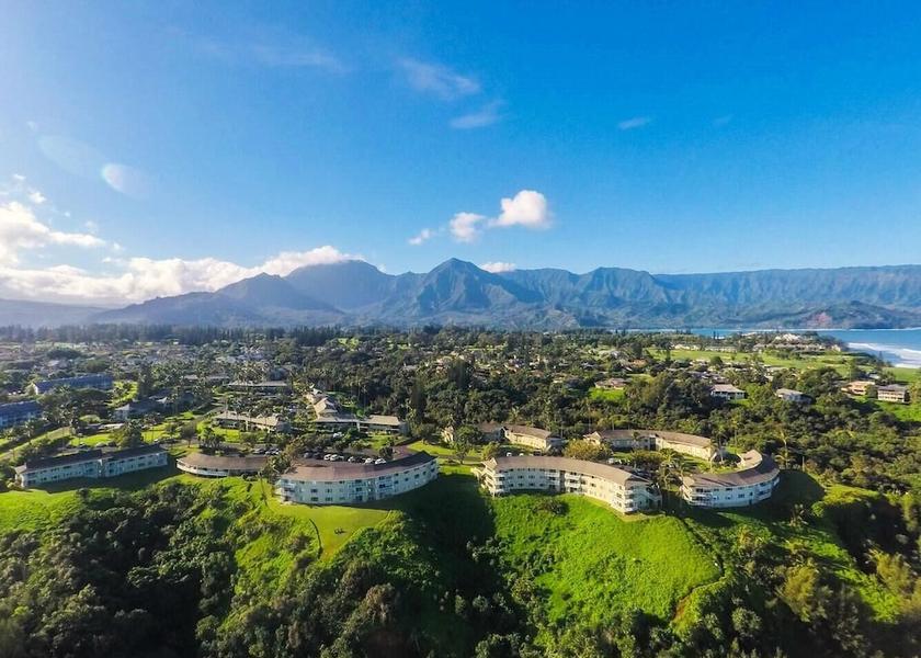 Hawaii Princeville Aerial View