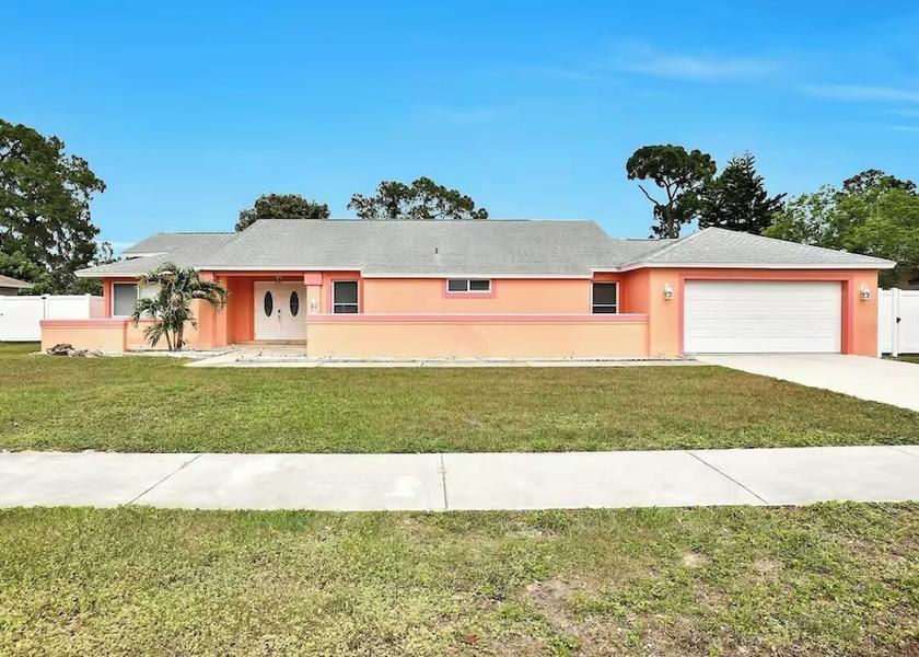 Florida Sarasota Room layout blue print