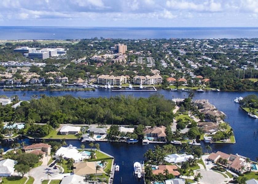 Florida Palm Beach Gardens Aerial View