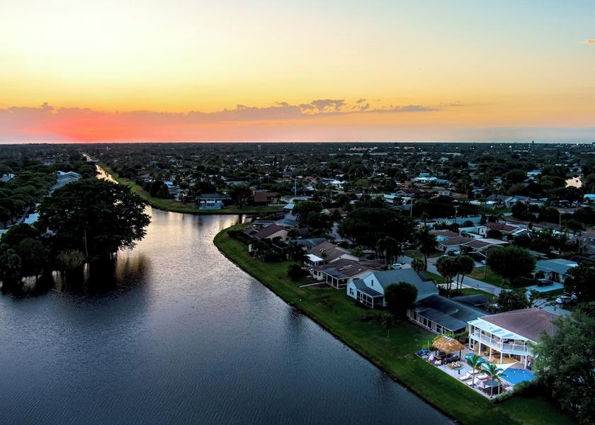 Florida Palm Beach Gardens Aerial View