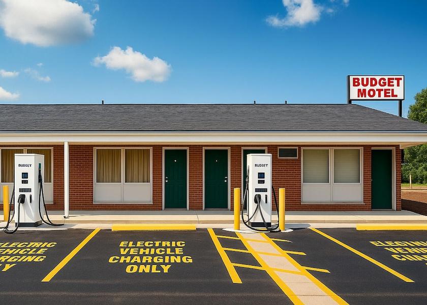 Electric vehicle charging station