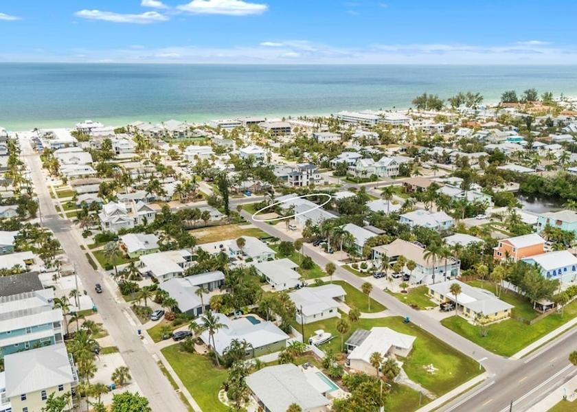 Florida Holmes Beach Aerial View