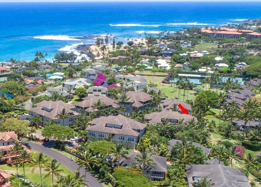 Hawaii Koloa Aerial View