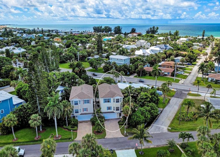Florida Holmes Beach Aerial View