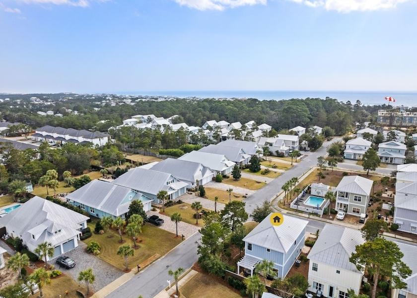 Florida Santa Rosa Beach Aerial View