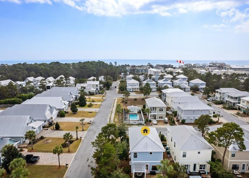 Florida Santa Rosa Beach Aerial View