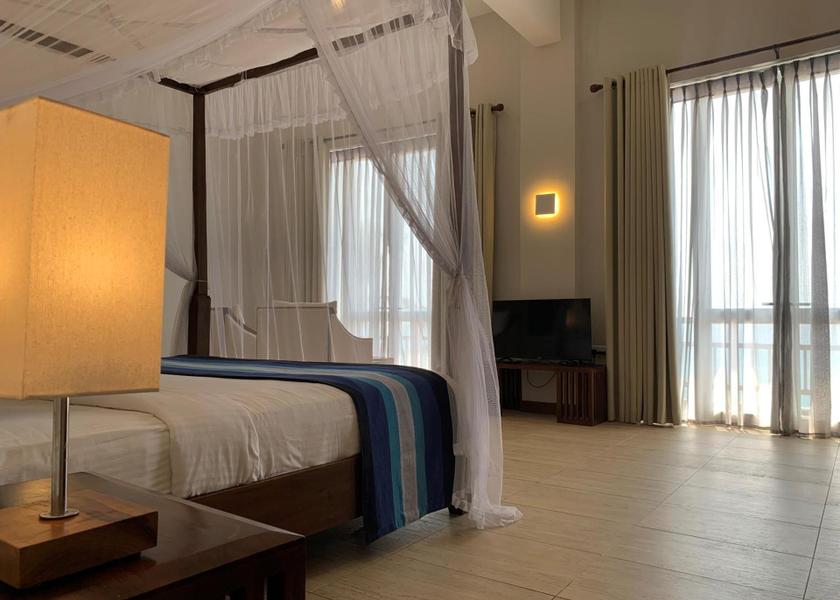 Southern Province Hikkaduwa Deluxe Double Room with Balcony and Sea View