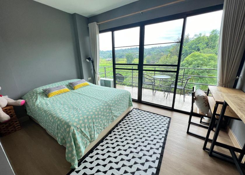 Lampang Province Mueang Pan Mountain View Double Bed